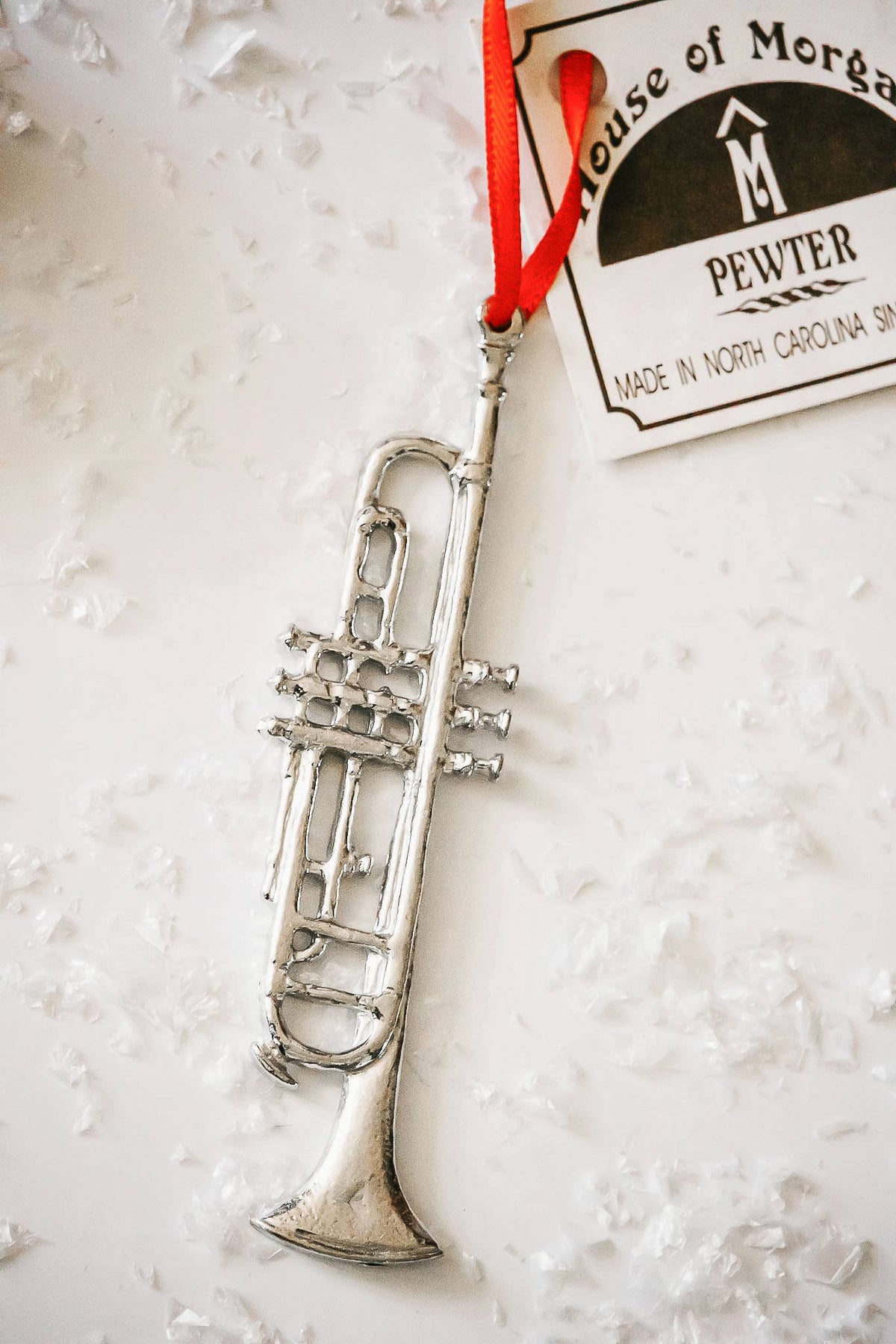 Handmade Music Christmas Ornament - Trumpet