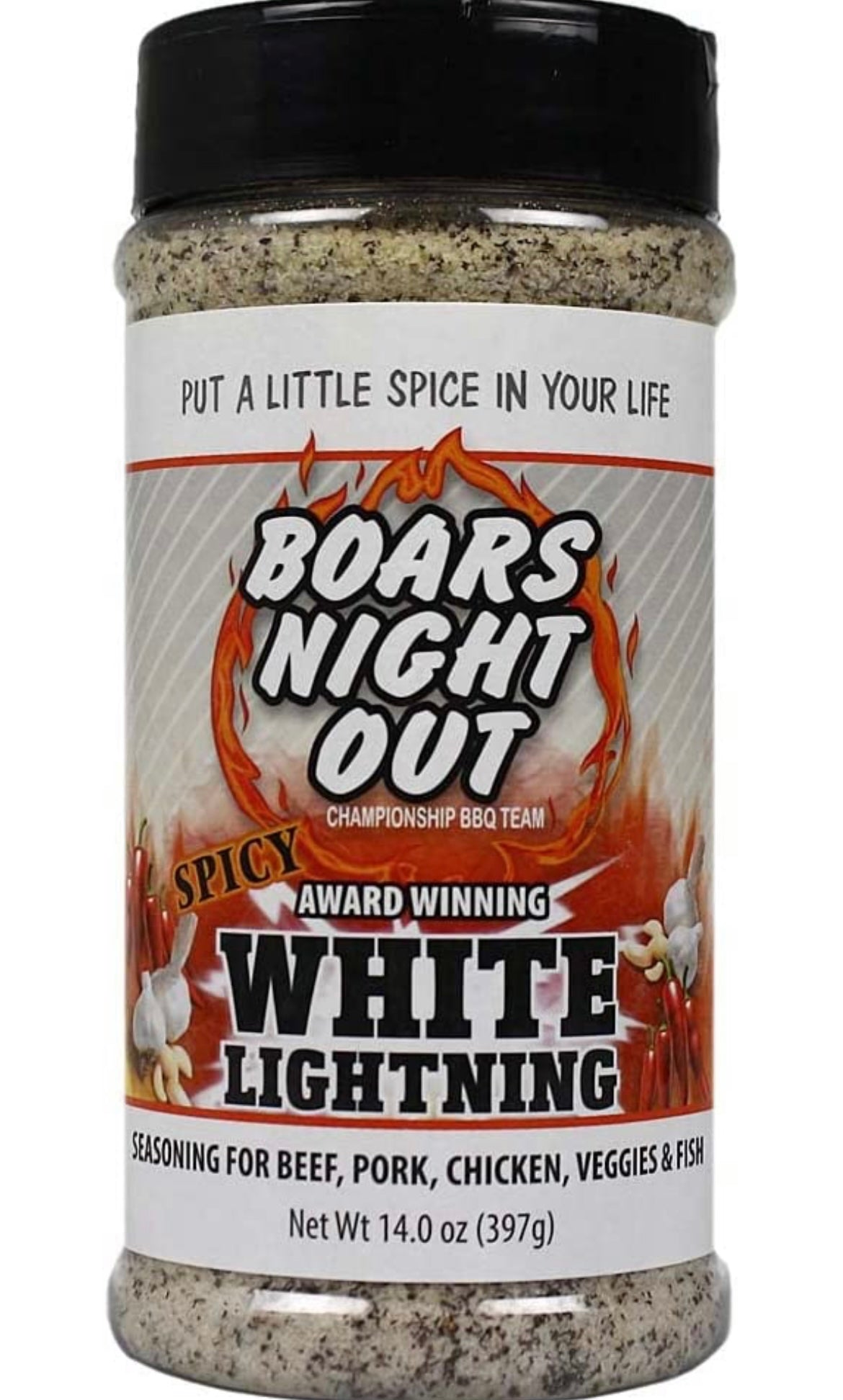 Double Garlic Butter White Lightning 346g by Boars Night Out