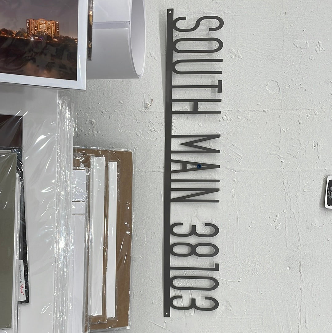 South Main 38103 Metal Wall Sign