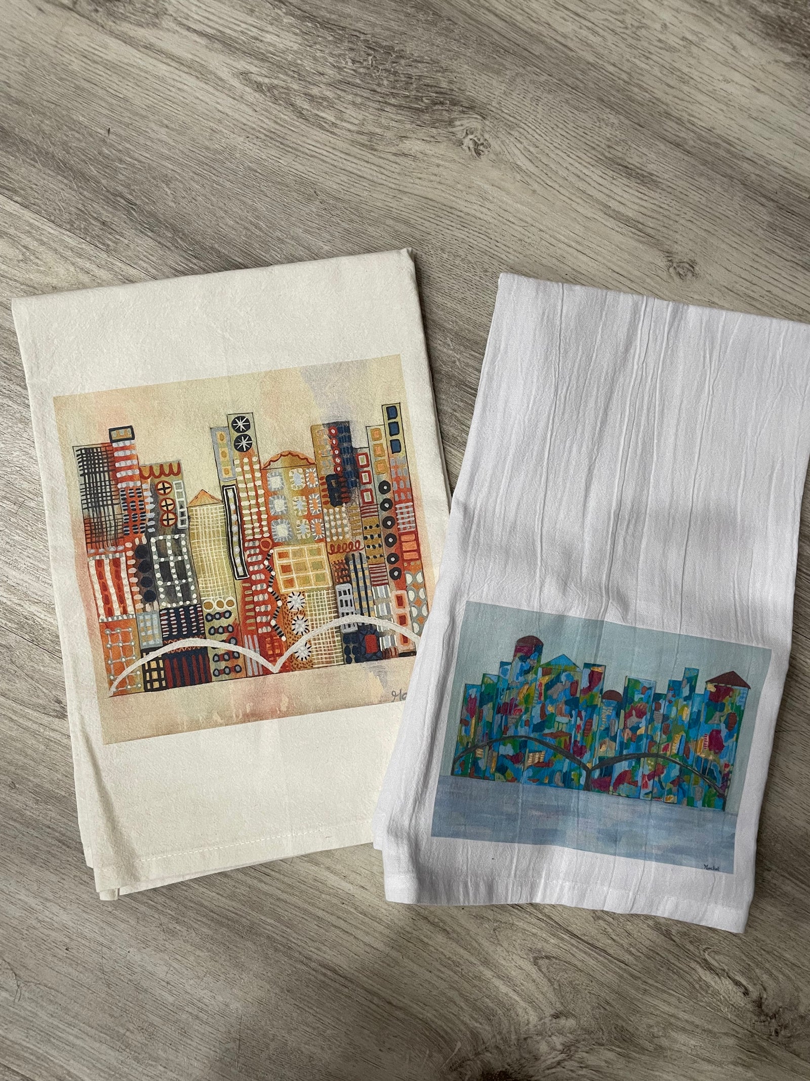 Memphis Kitchen Towels by Rachel Rieves