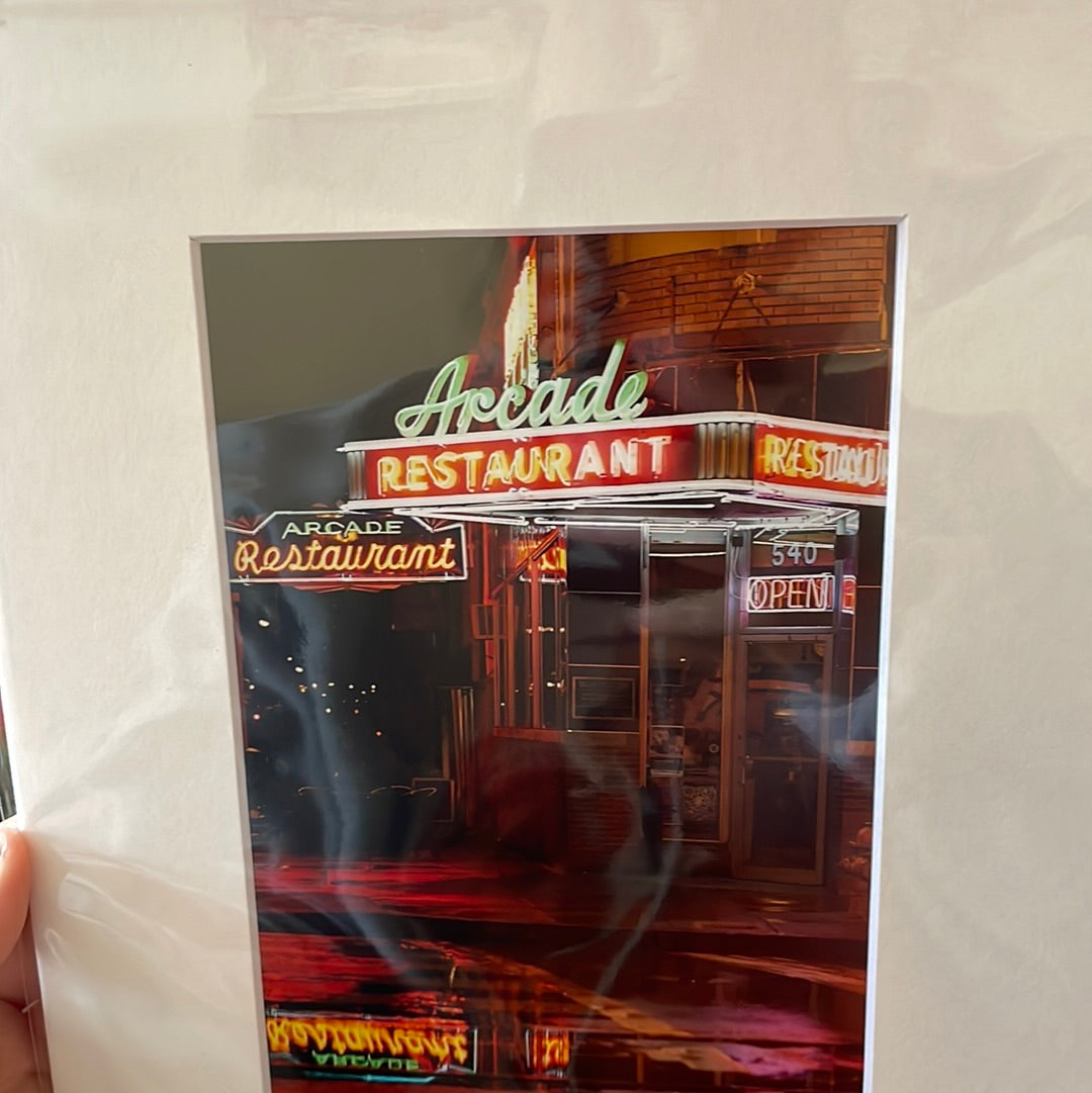 "The Arcade" Matted Photograph by Local Karen Pulfer Focht