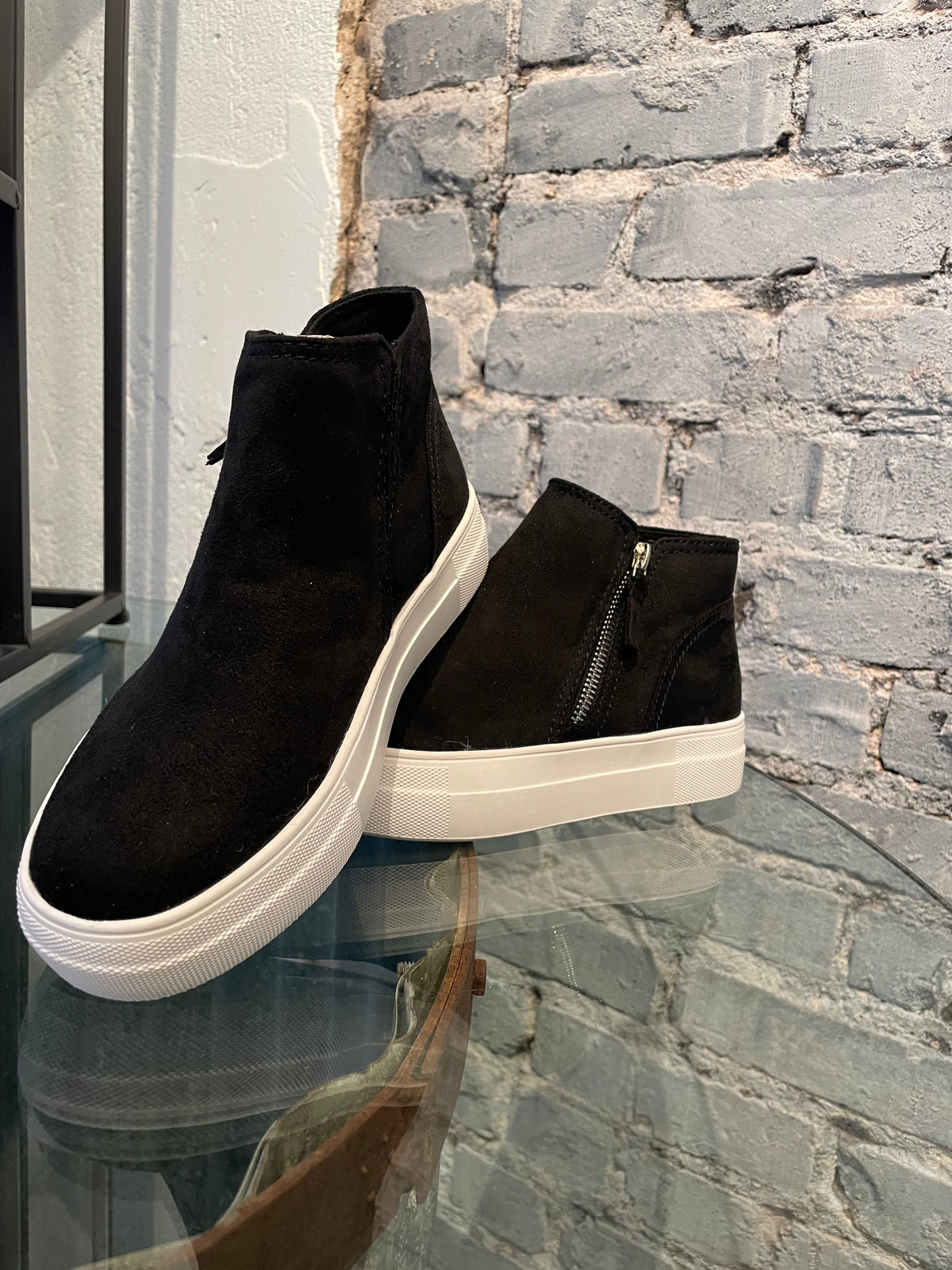Route Zipper Wedge Sneaker