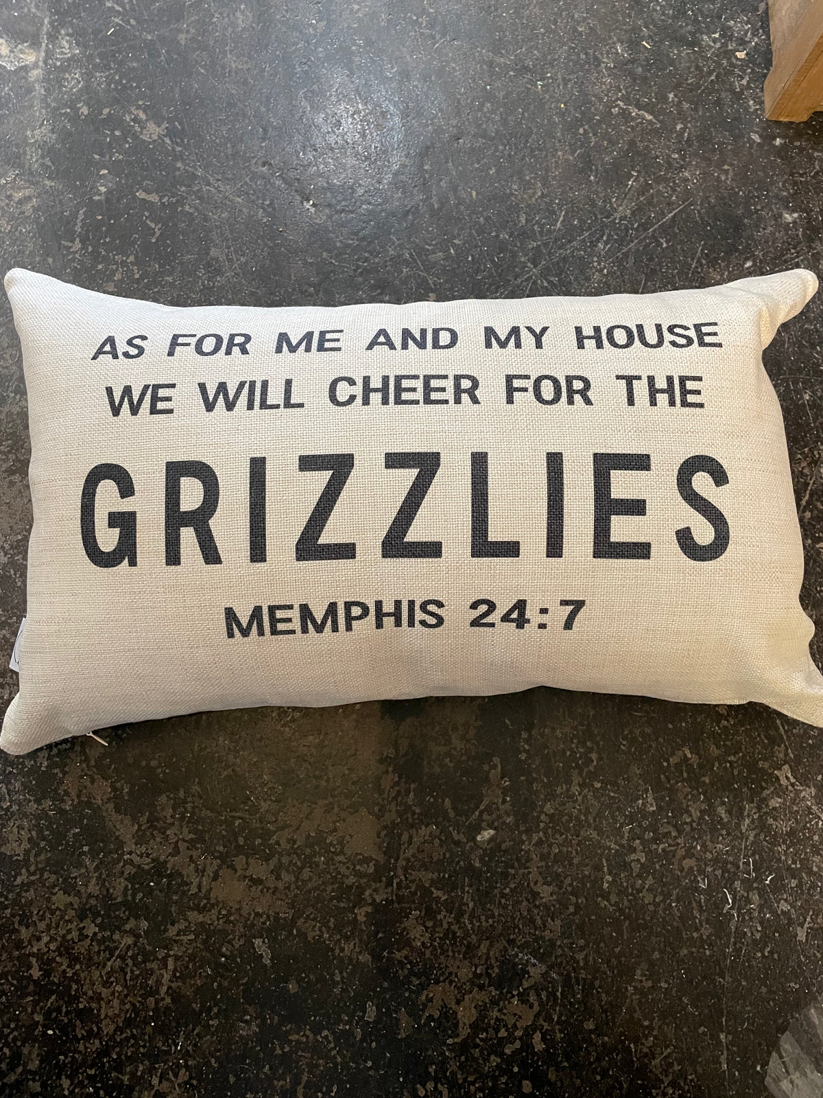 Memphis Grizzlies Pillow