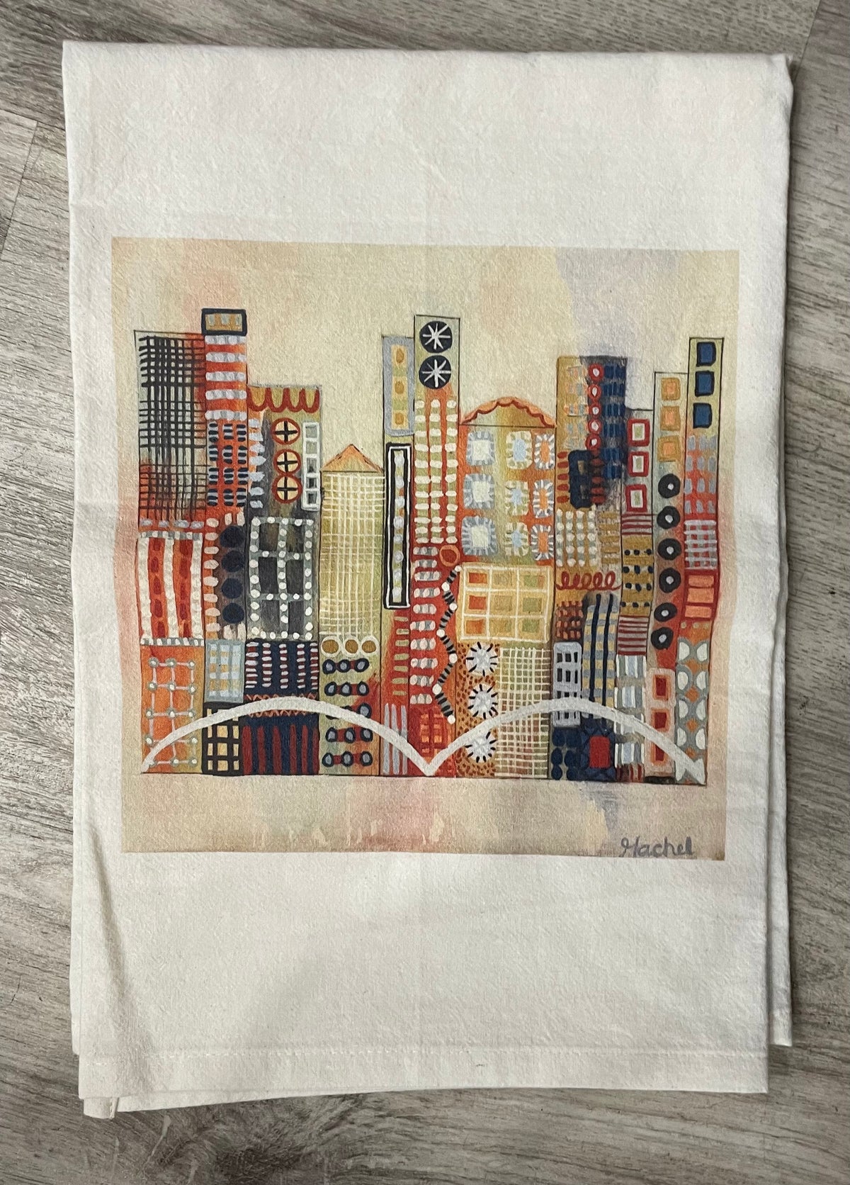 Memphis Kitchen Towels by Rachel Rieves