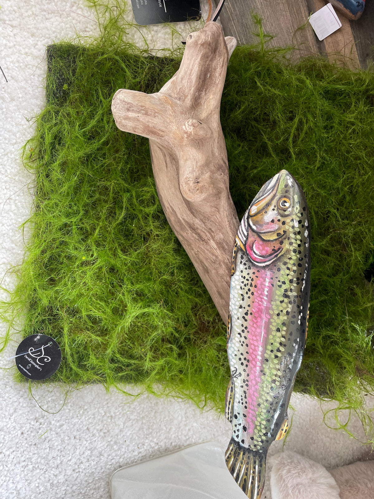 Mississippi Driftwood Art Original by  DJ Kelly