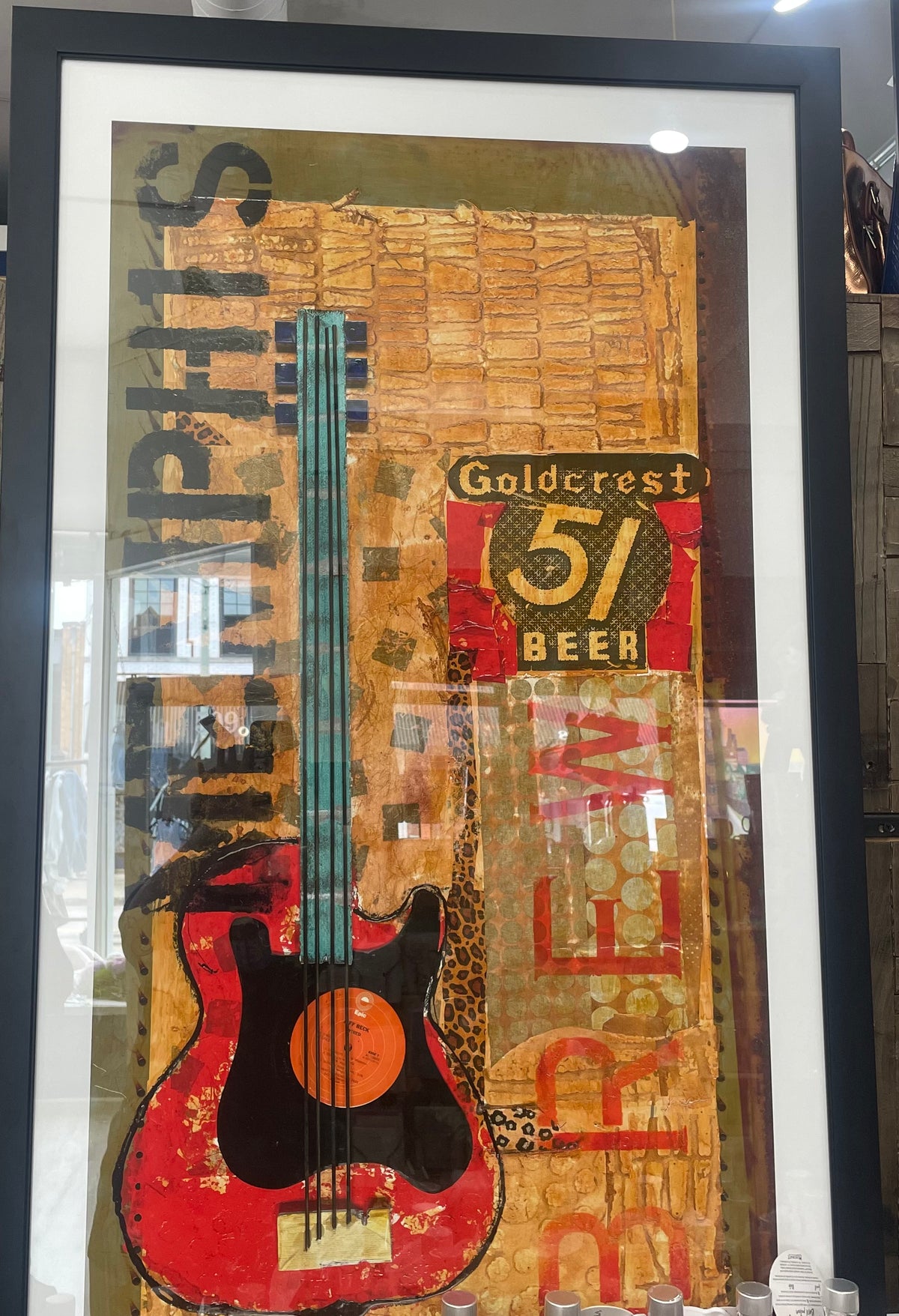 "Memphis Brewery Goldcrest" framed signed PRINT of an original painting by Ron Olson