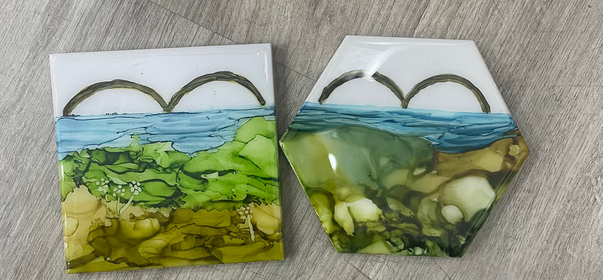 Memphis Coasters by Rachel Rieves