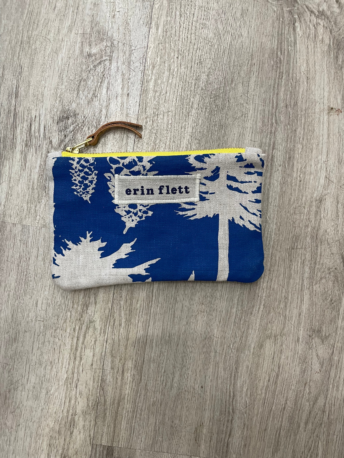 Royal Blue Ashley Pine Card Zipper Bag