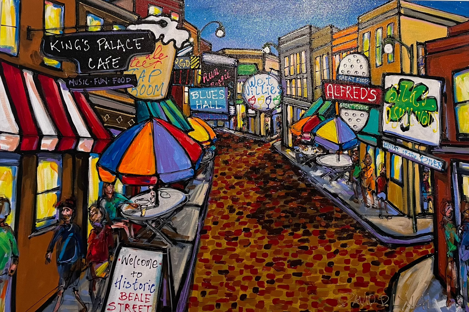 "A Night on Beale Street" Original by David Lynch