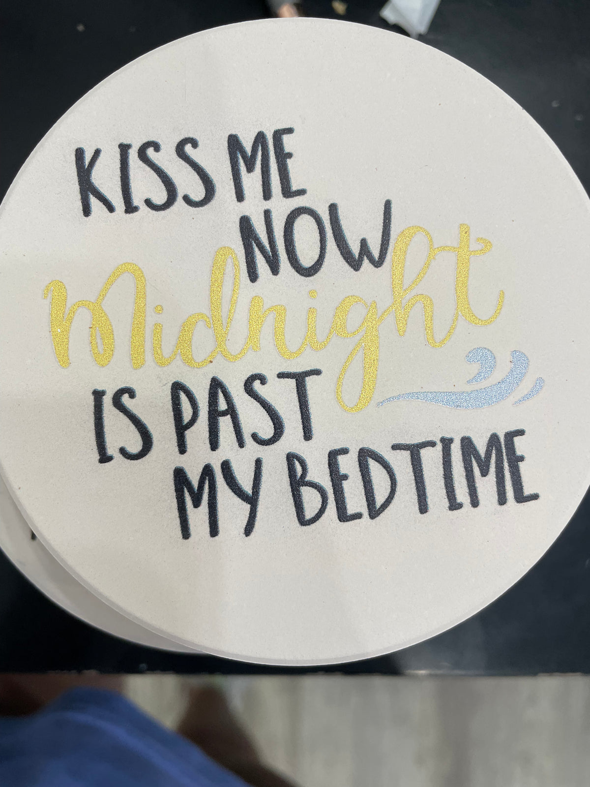 Kiss Me Now Coaster