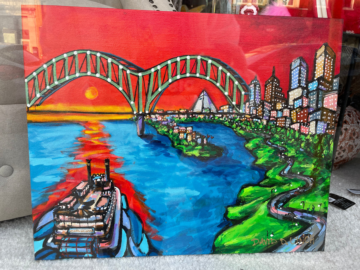 "Memphis Riverside #56" Original by David Lynch