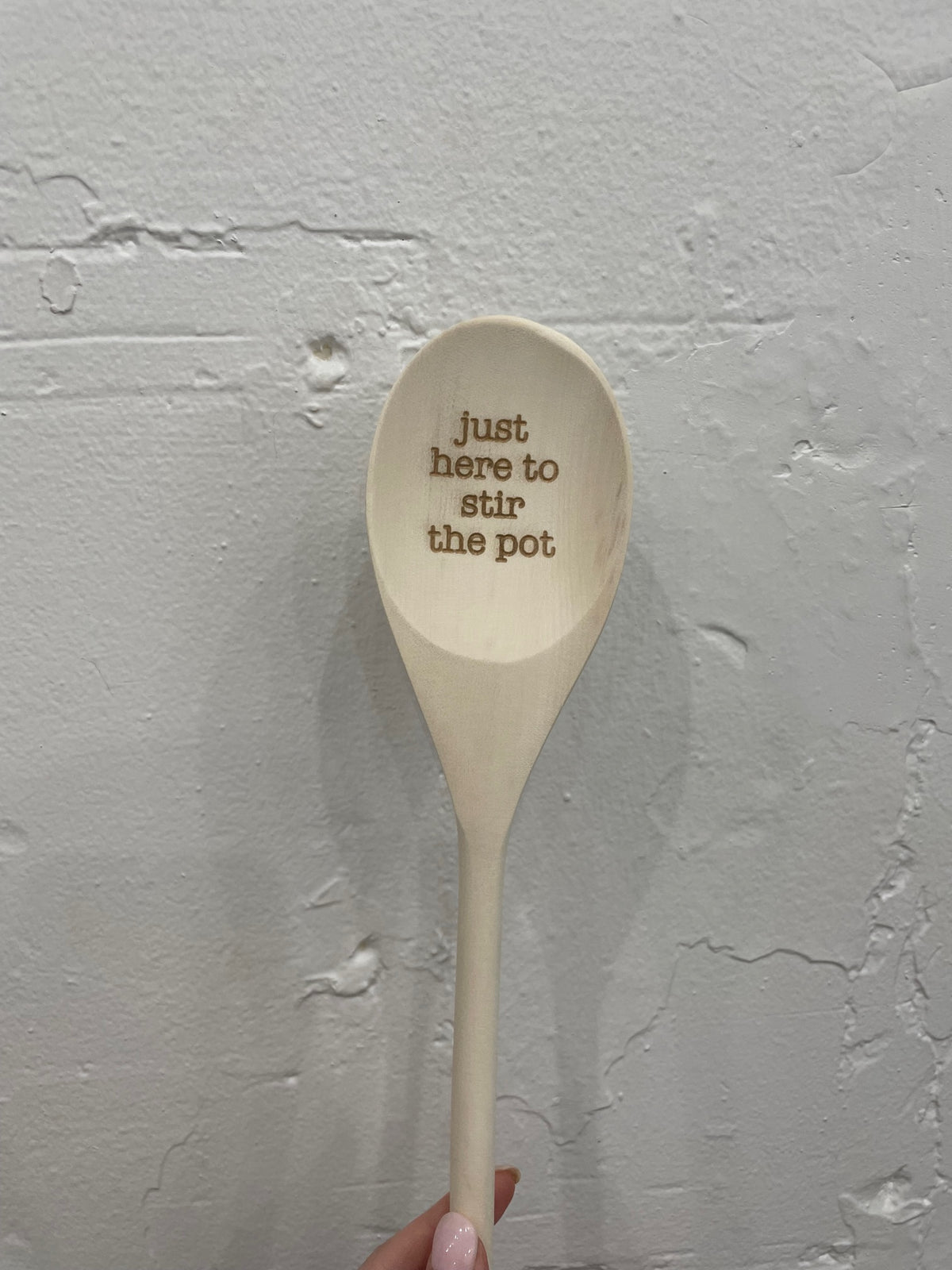 Wooden Spoons With Phrases