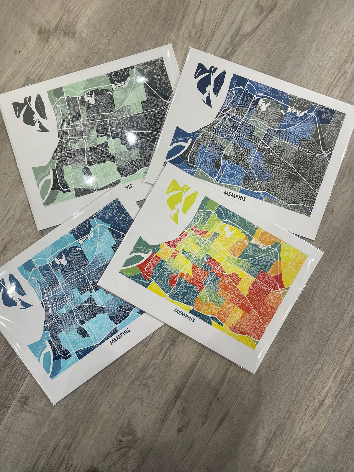 Memphis Map Print
