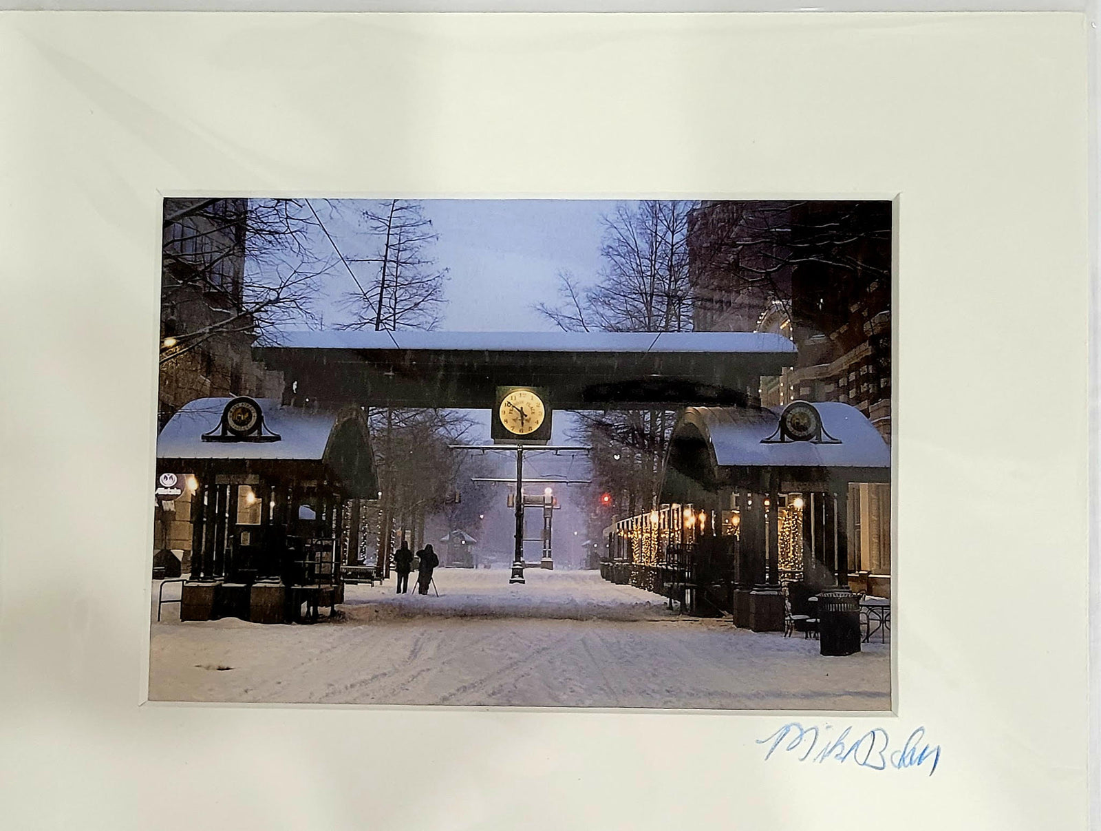 #141 Trolley In Snow PHOTOGRAPH by Mike Baber