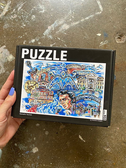 Pop Art Puzzle by Natalie Cooper