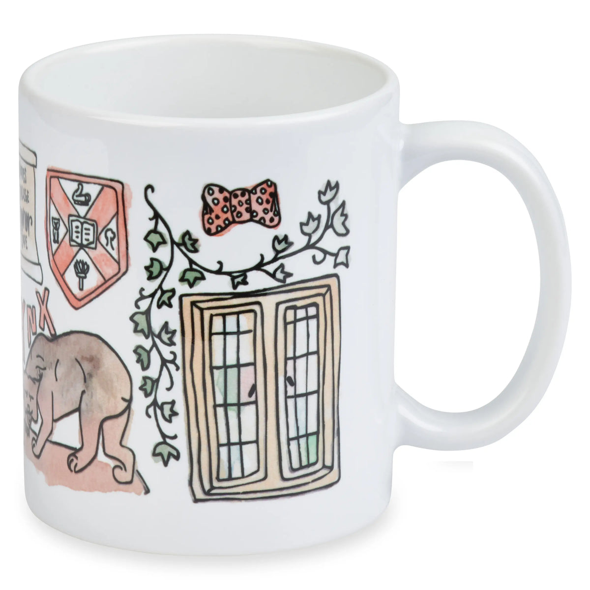 Rhodes College 11 oz Ceramic Watercolor Mug