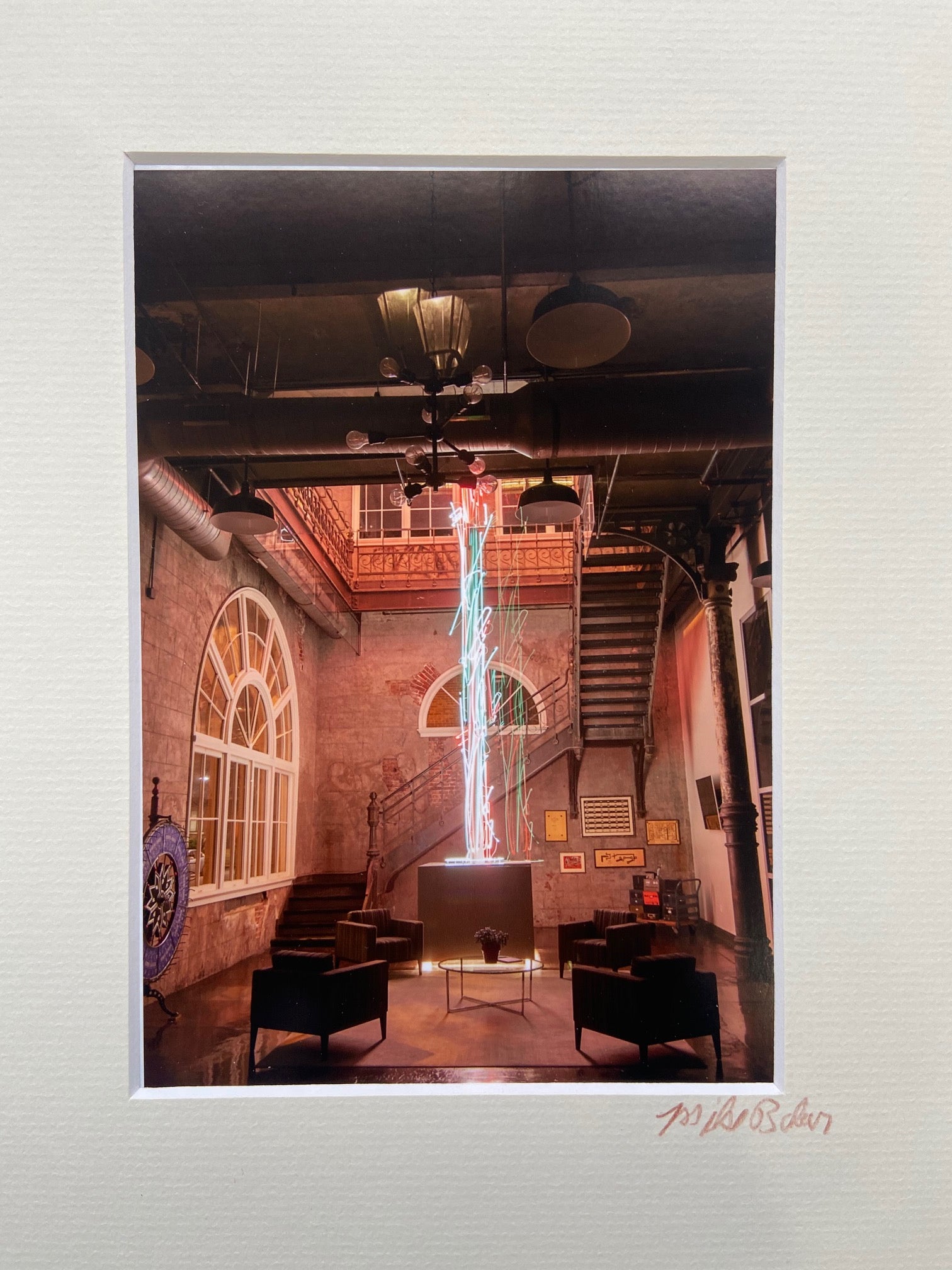 115 Tennessee Brewery Neon Sign PHOTOGRAPH by Mike Baber